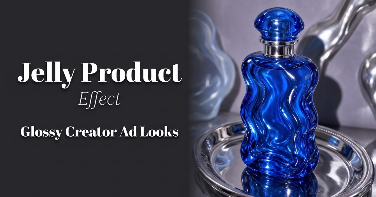Jelly Product Effect: 4 Glossy Creator Ad Looks