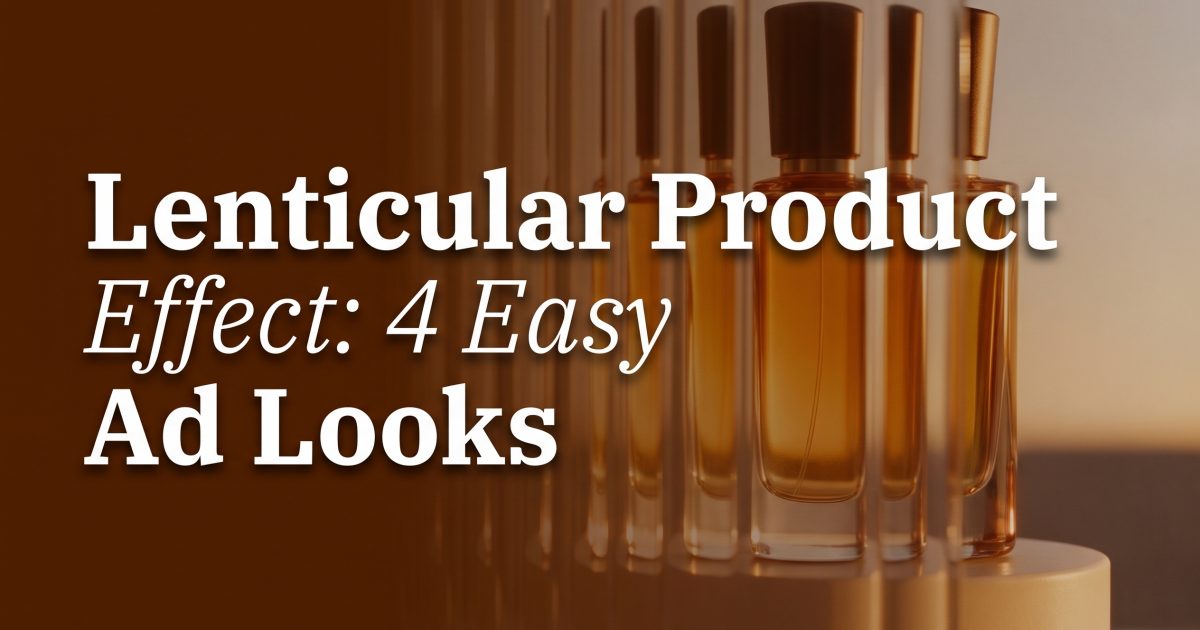 Lenticular Product Effect: 4 Easy Ad Looks