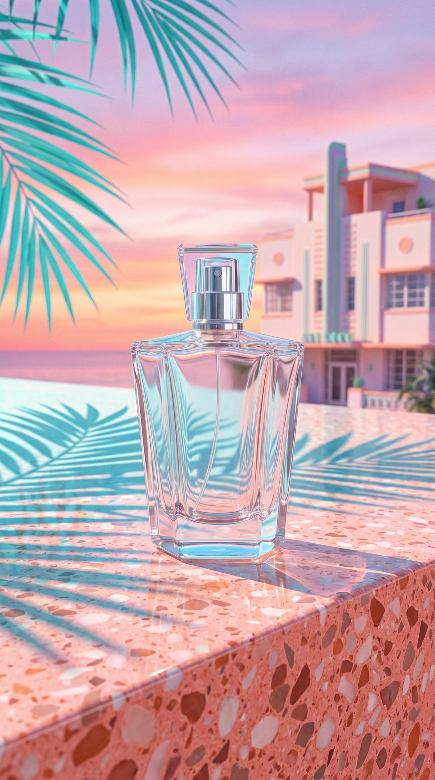 Miami Vice product look perfume ad