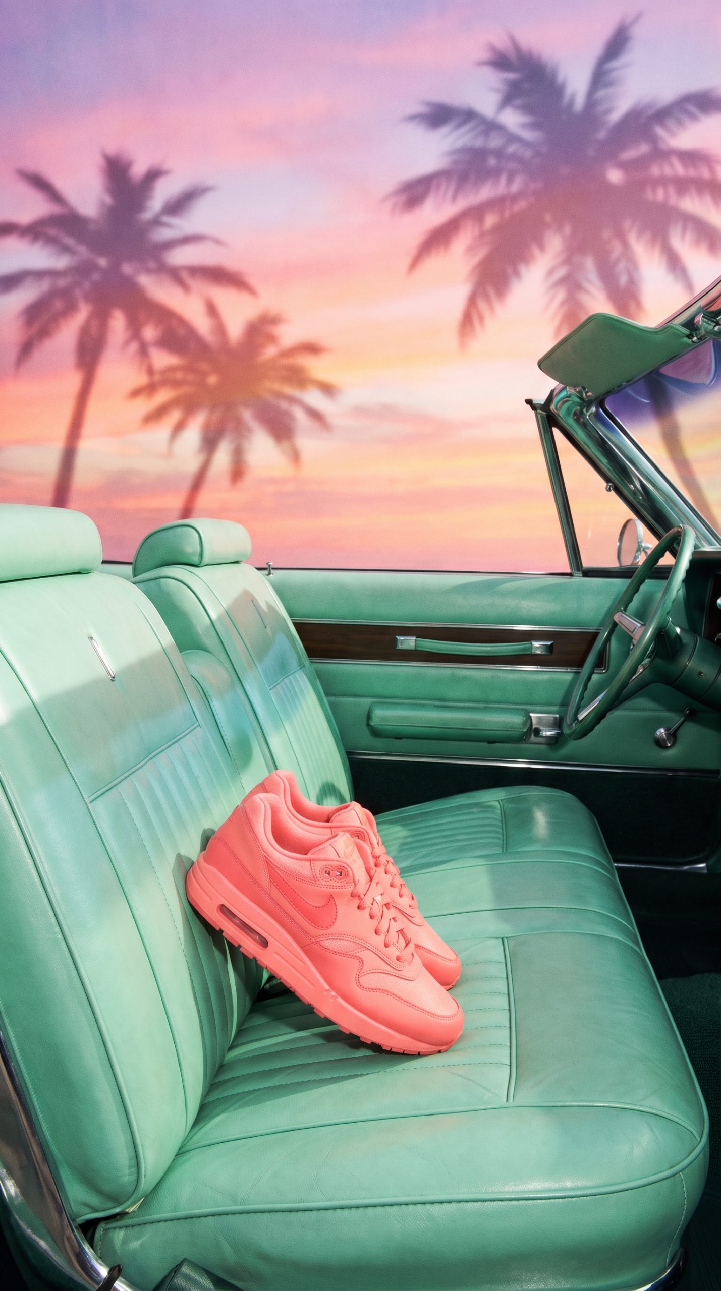 Miami Vice product look sneaker ad