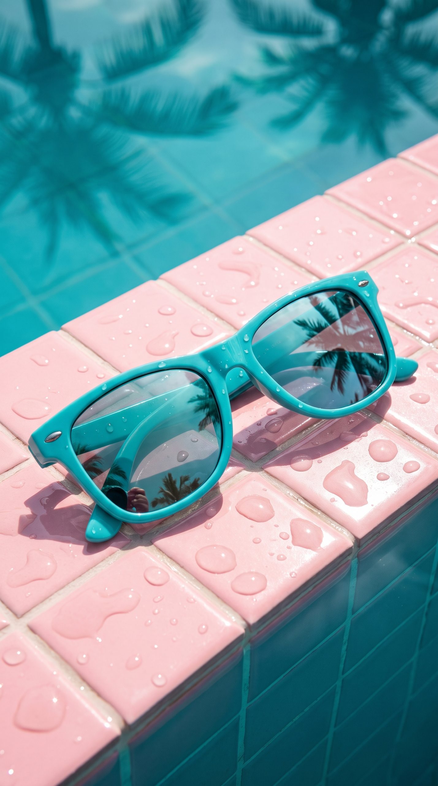 Miami Vice product look sunglasses ad