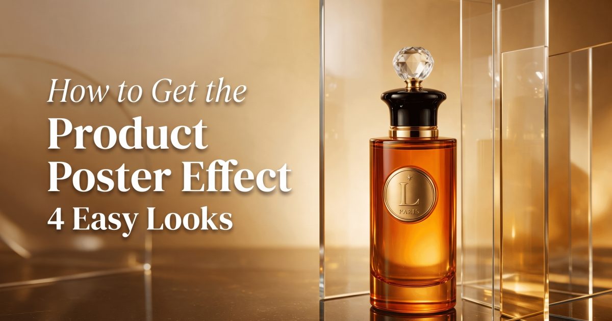 Product Poster Effect: 4 Easy Luxe Ad Looks