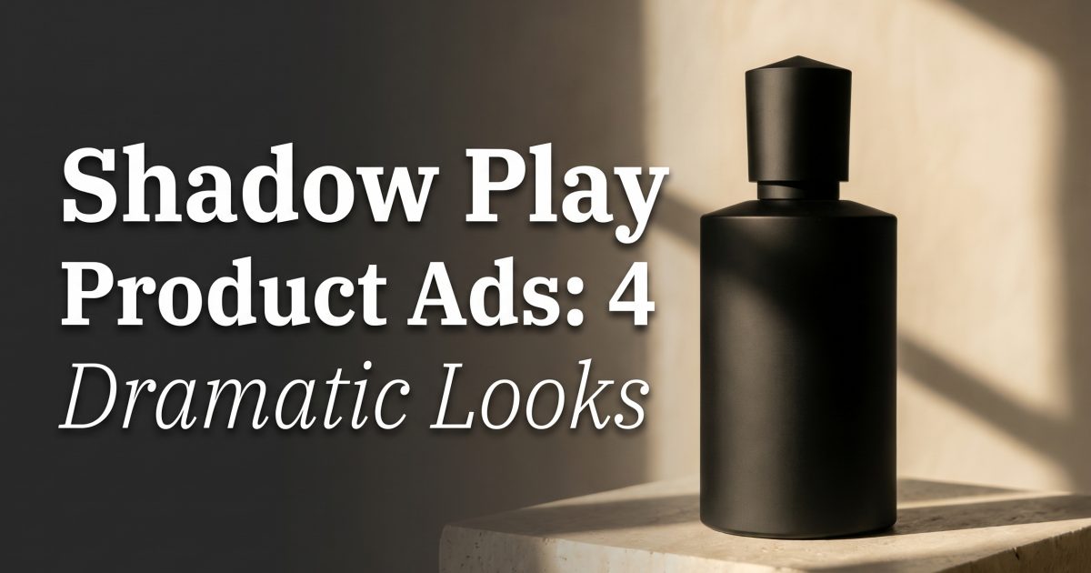 Shadow Play Product Ads: 4 Dramatic Looks