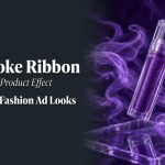 Smoke Ribbon Product Effect: 4 High-Fashion Ad Looks