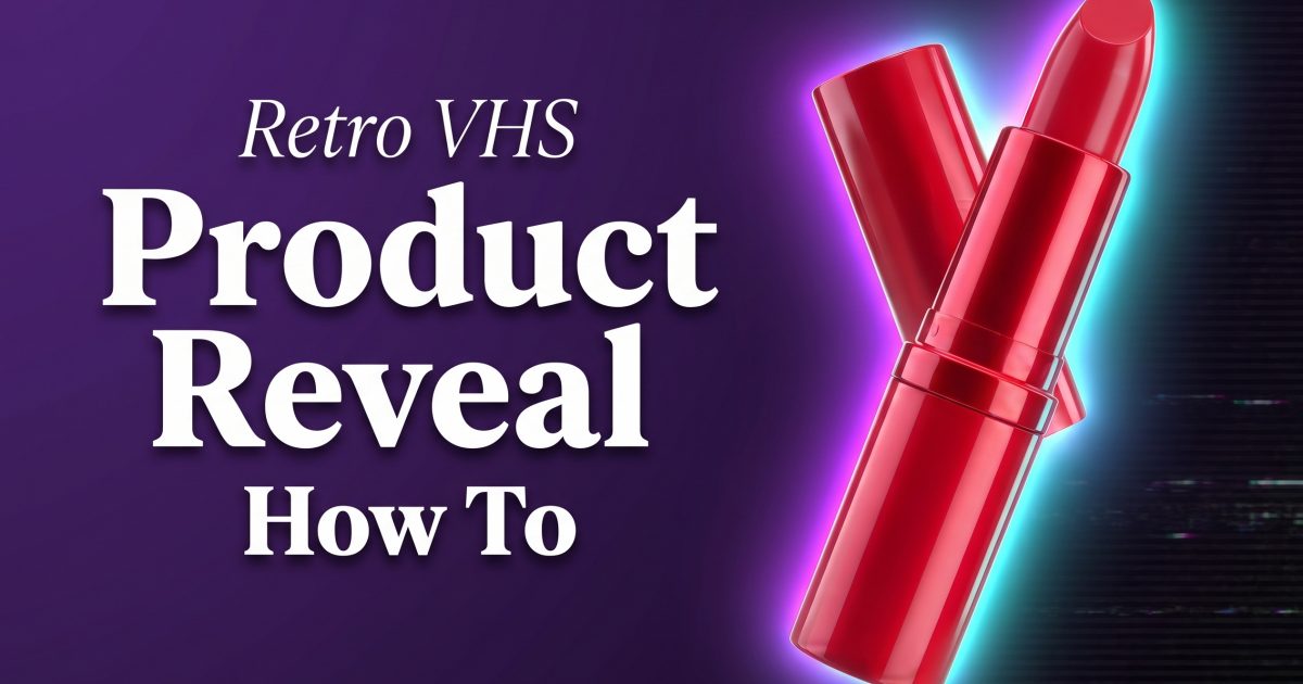 Retro VHS Effect: How to Make Product Reveals Pop